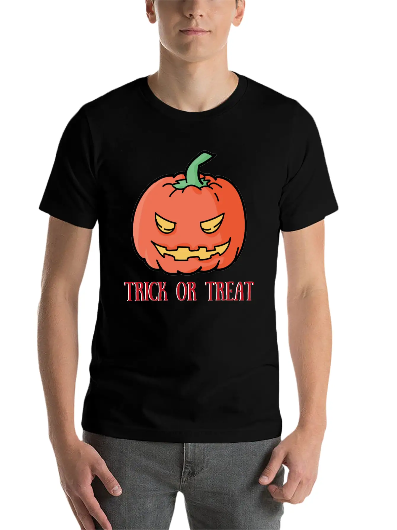 Happy Halloween Monster Zombie Horror Ghost Gift Breathable Soft Cotton T-Shirt – Timeless Casual Look