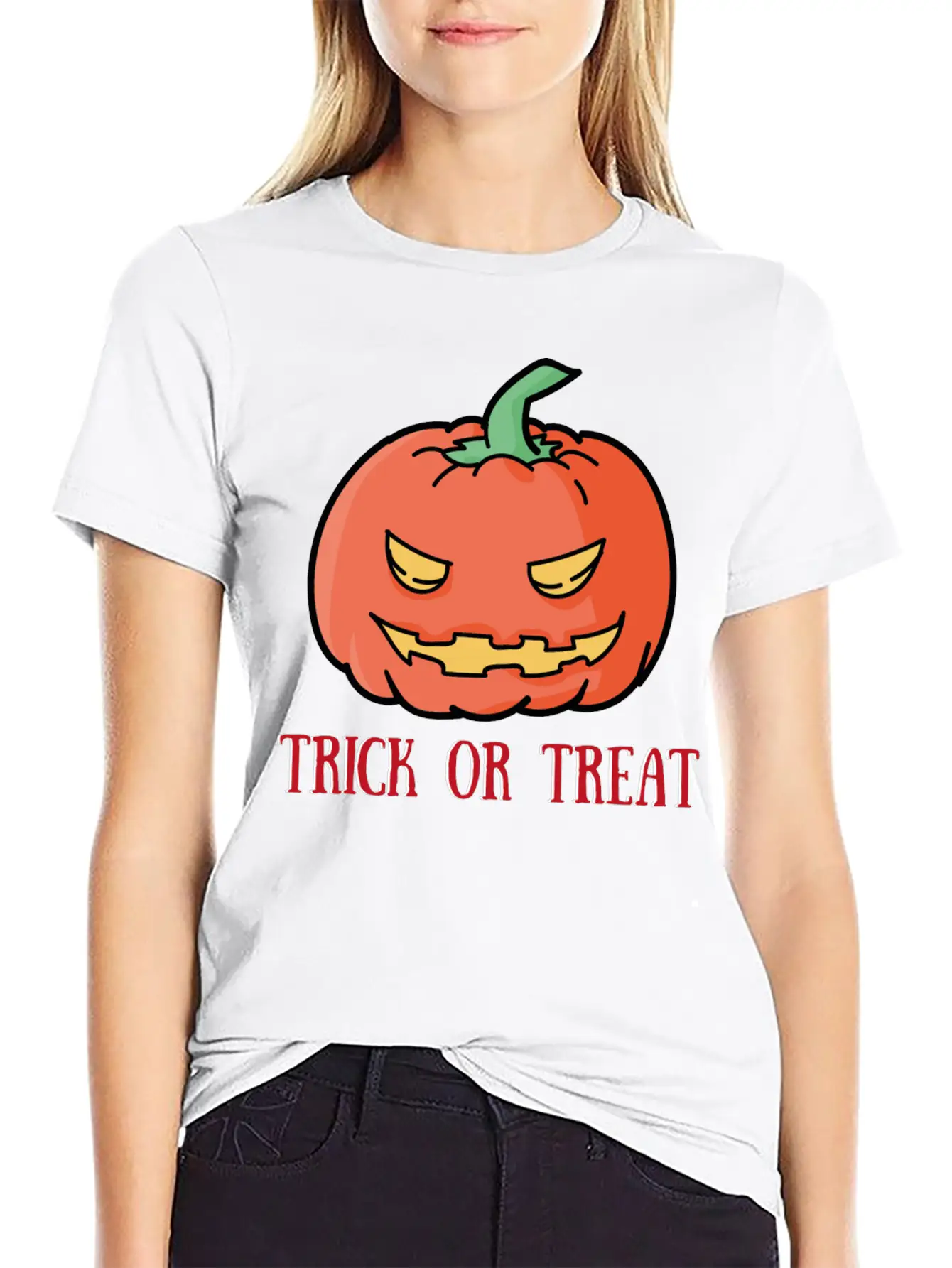 Happy Halloween Monster Zombie Horror Ghost Gift Breathable Soft Cotton T-Shirt – Timeless Casual Look