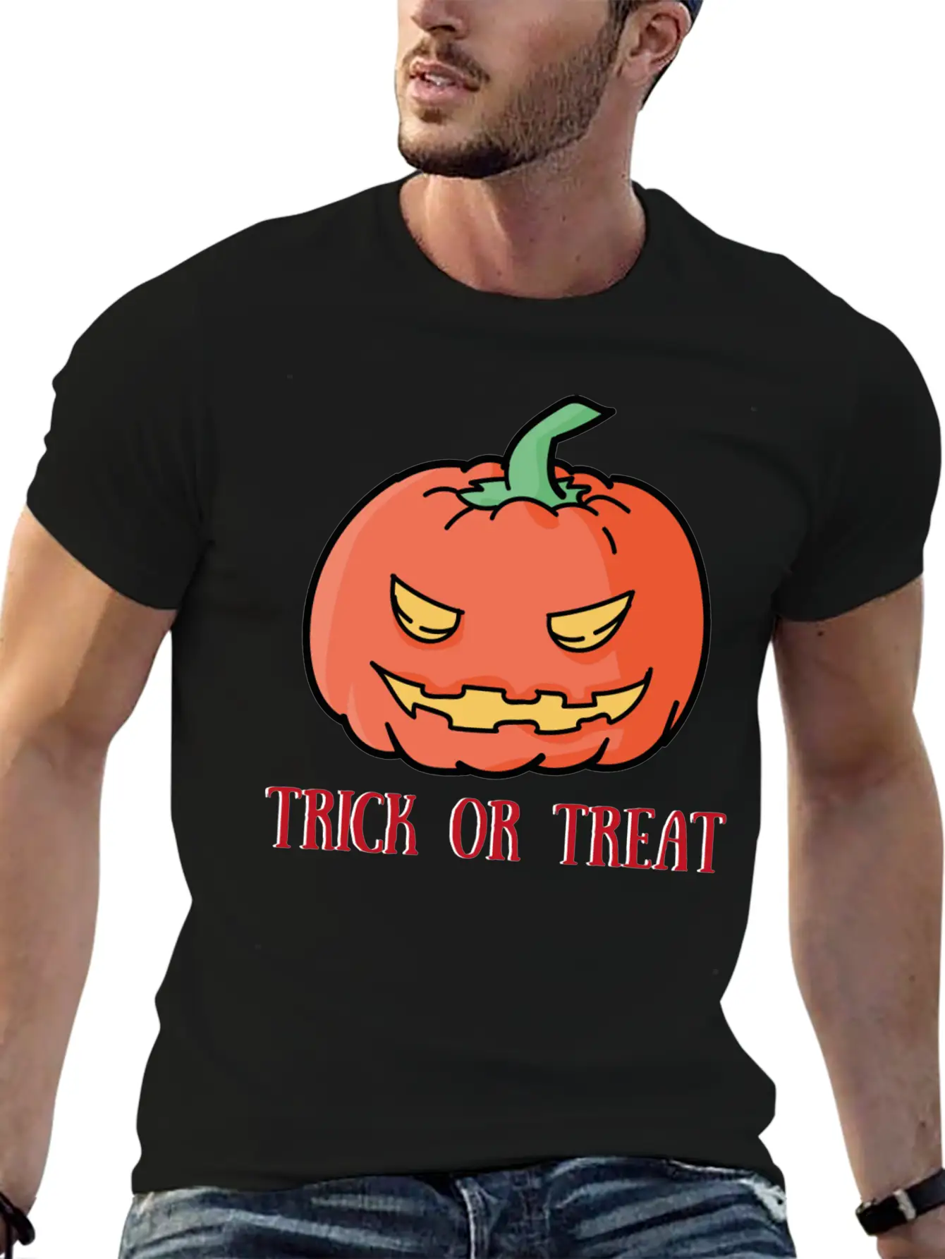 Happy Halloween Monster Zombie Horror Ghost Gift Breathable Soft Cotton T-Shirt – Timeless Casual Look