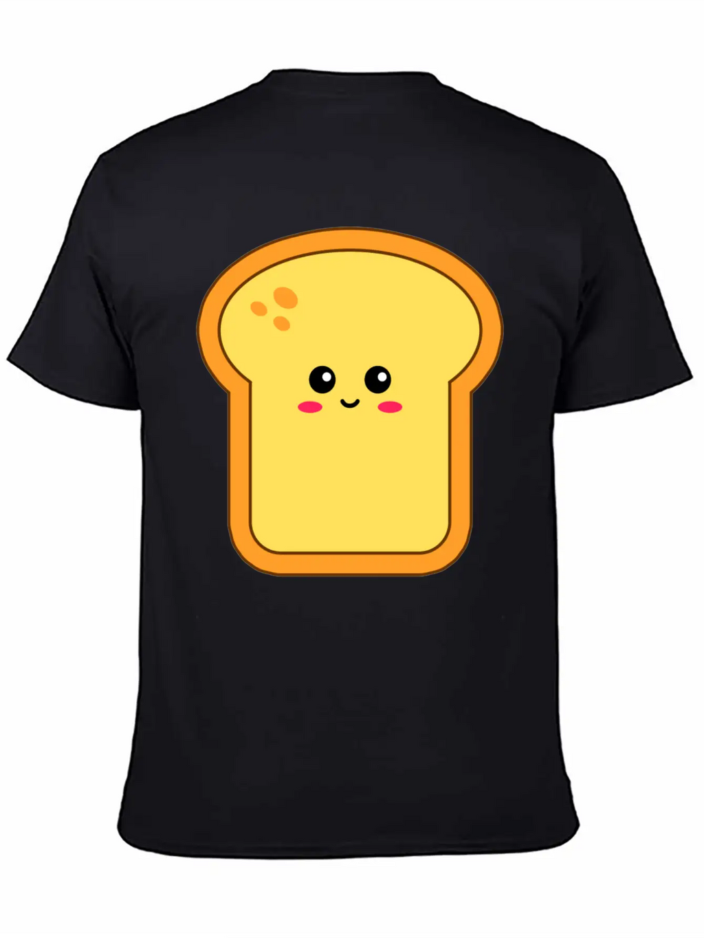 Happy Kawaii Bread Timeless Short Sleeve Tee – Comfy And Minimalist Design