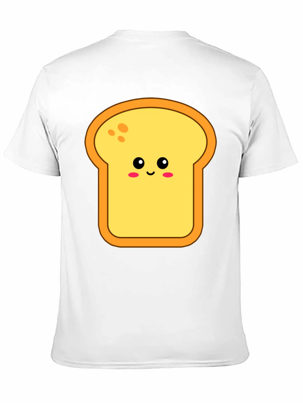 Happy Kawaii Bread Timeless Short Sleeve Tee – Comfy And Minimalist Design