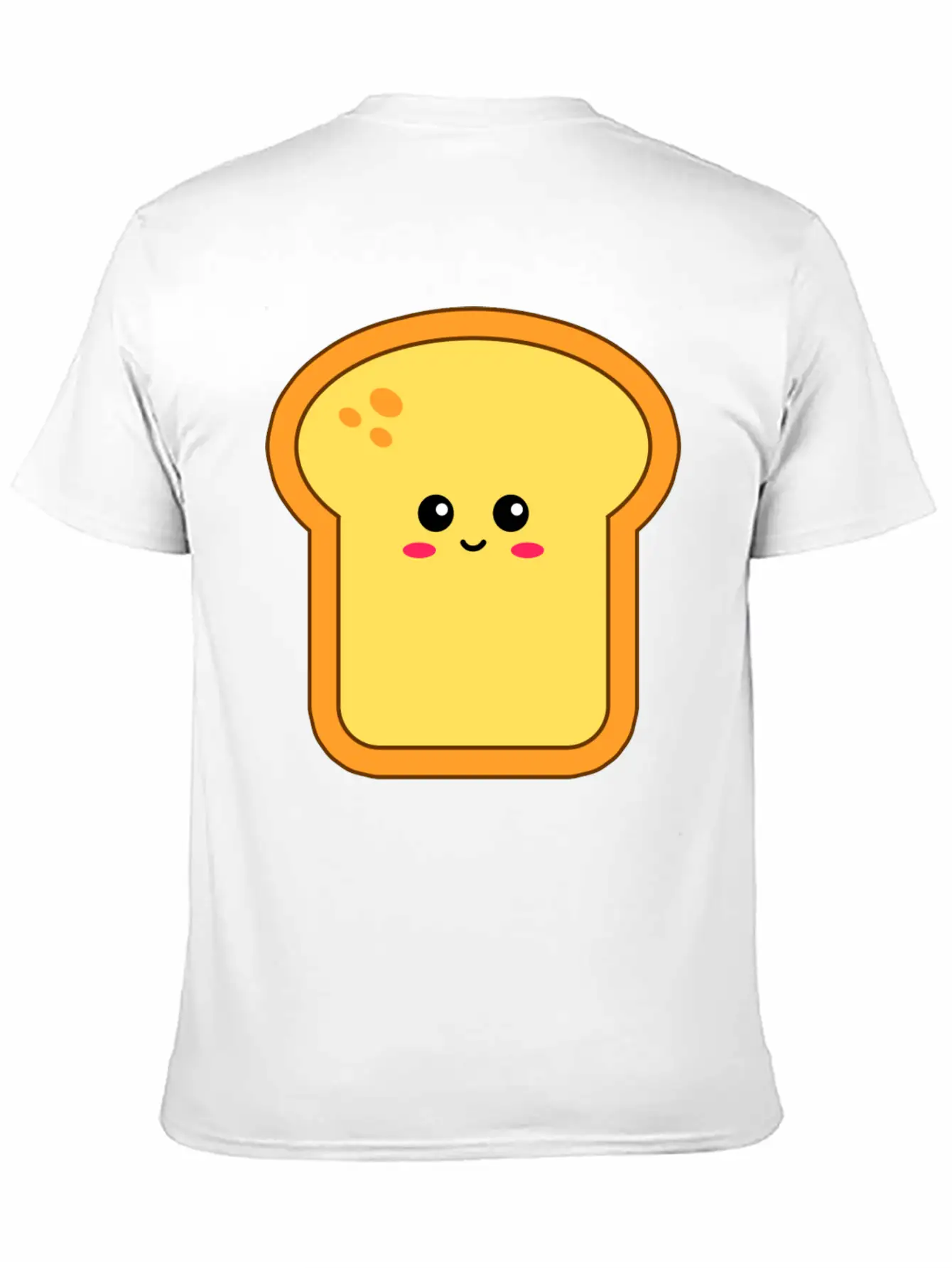 Happy Kawaii Bread Timeless Short Sleeve Tee – Comfy And Minimalist Design