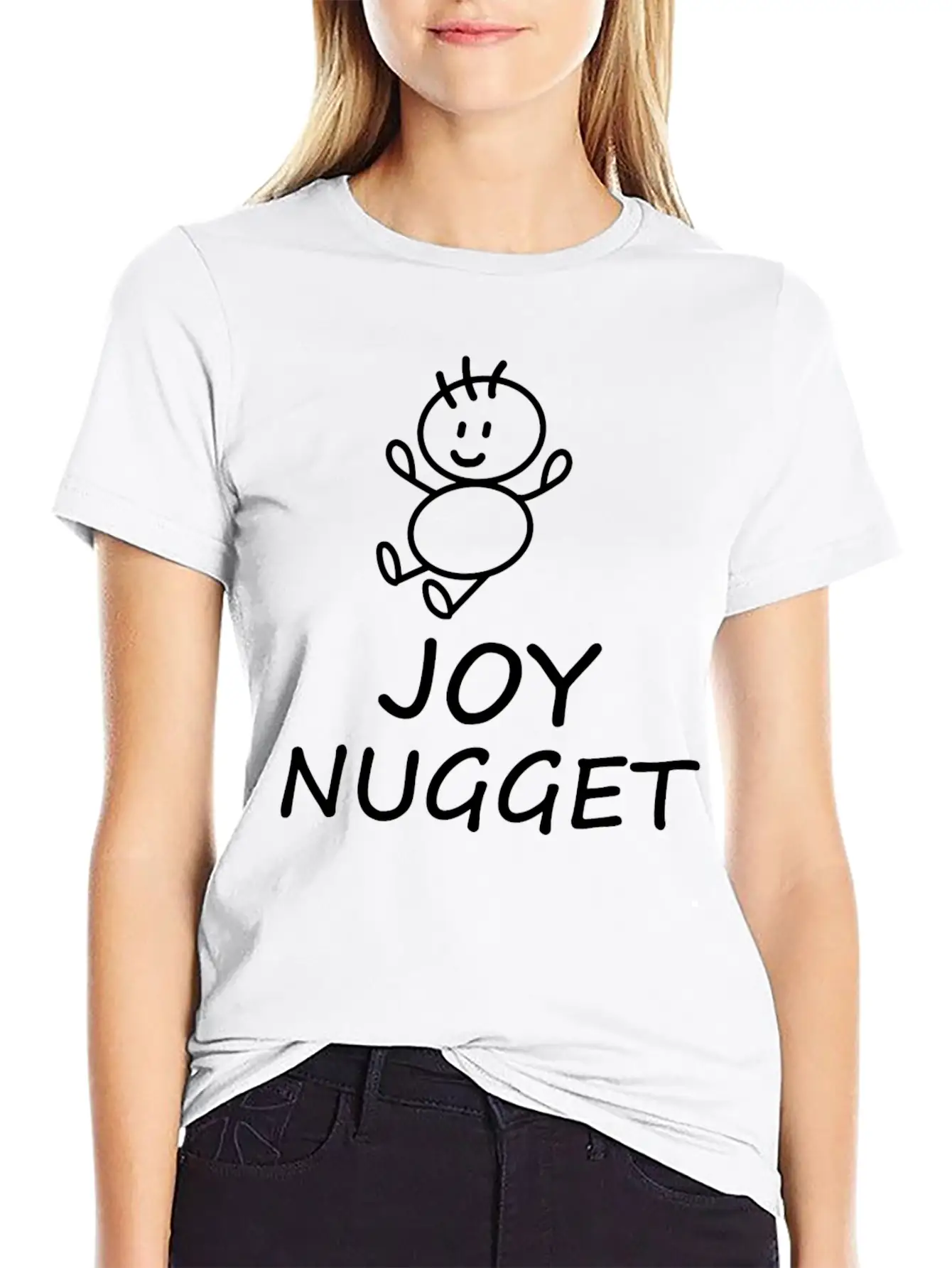 Happy Kid Joy Nugget Basic Graphic T-Shirt – Daily Comfort In Soft Cotton