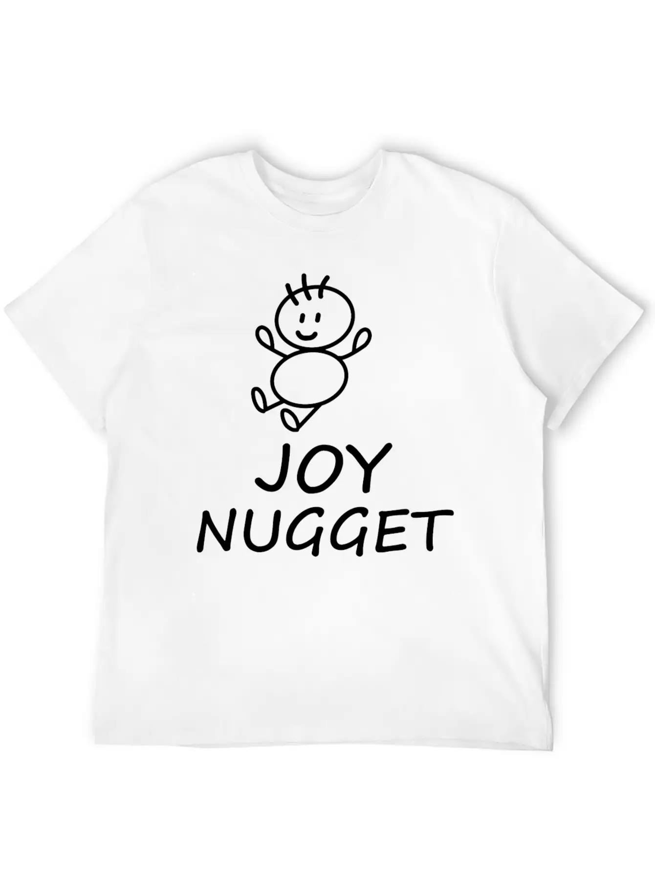 Happy Kid Joy Nugget Basic Graphic T-Shirt – Daily Comfort In Soft Cotton