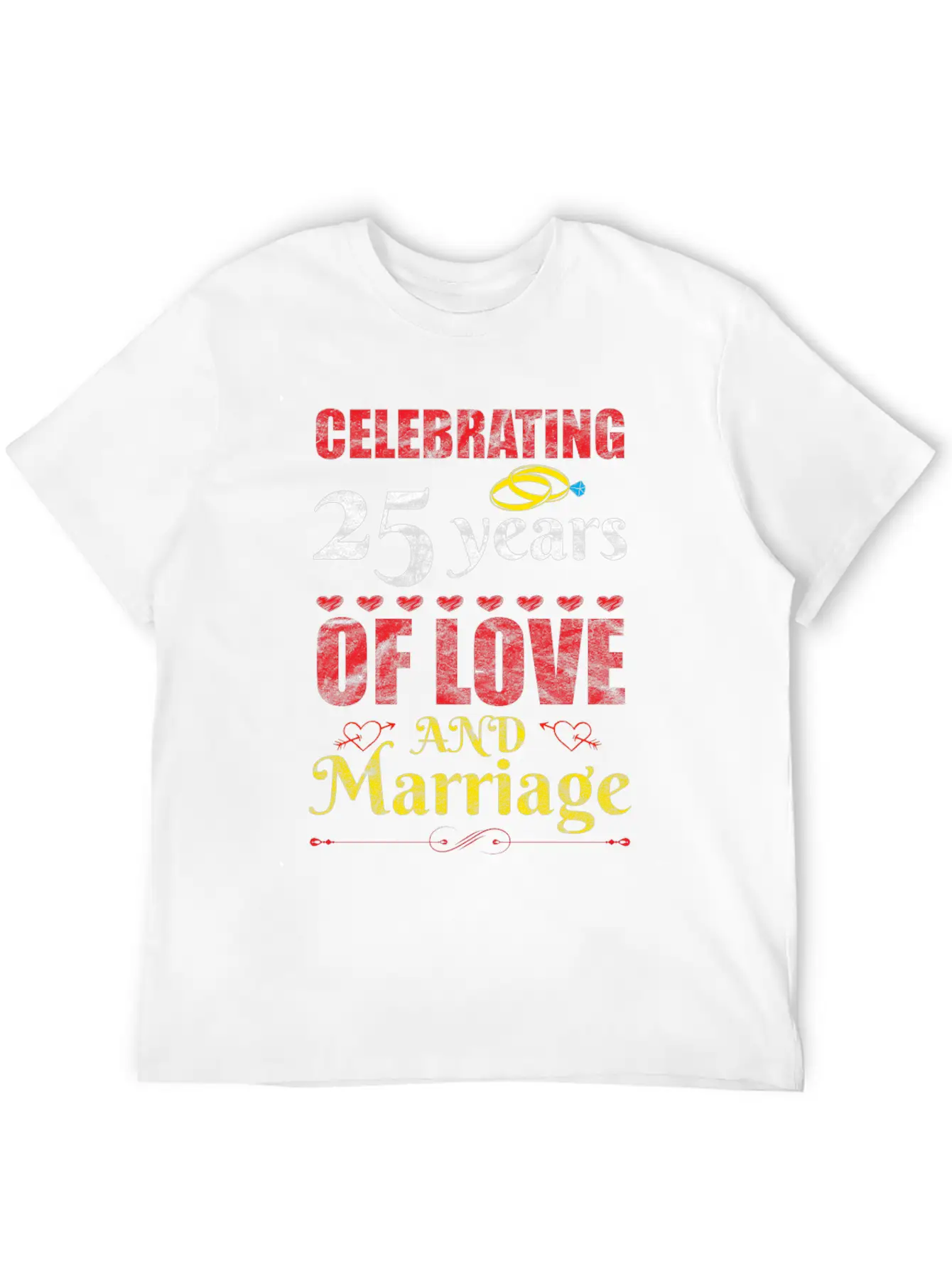 Happy Married And Forever Happy Essential Cotton Tee For Daily Outfits – Unisex Style