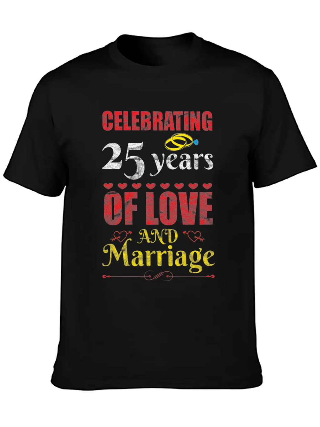 Happy Married And Forever Happy Essential Cotton Tee For Daily Outfits – Unisex Style