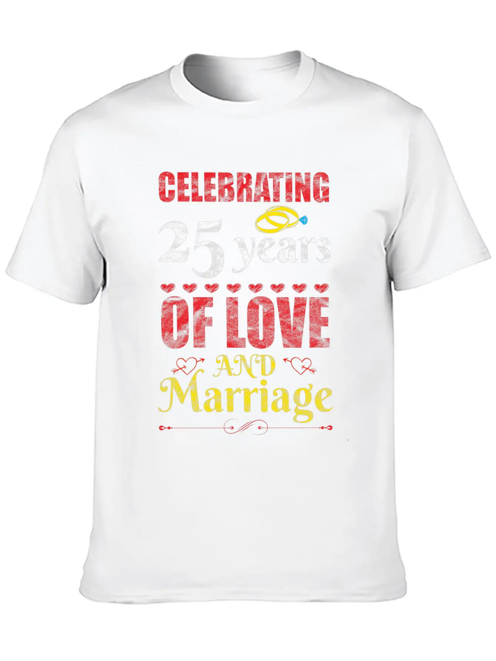 Happy Married And Forever Happy Essential Cotton Tee For Daily Outfits – Unisex Style