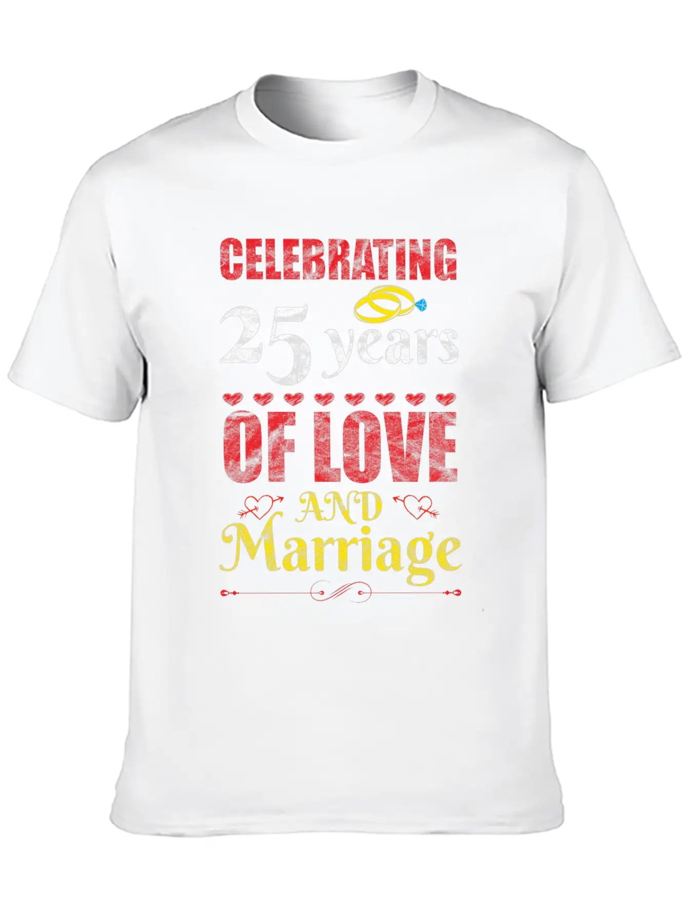 Happy Married And Forever Happy Essential Cotton Tee For Daily Outfits – Unisex Style