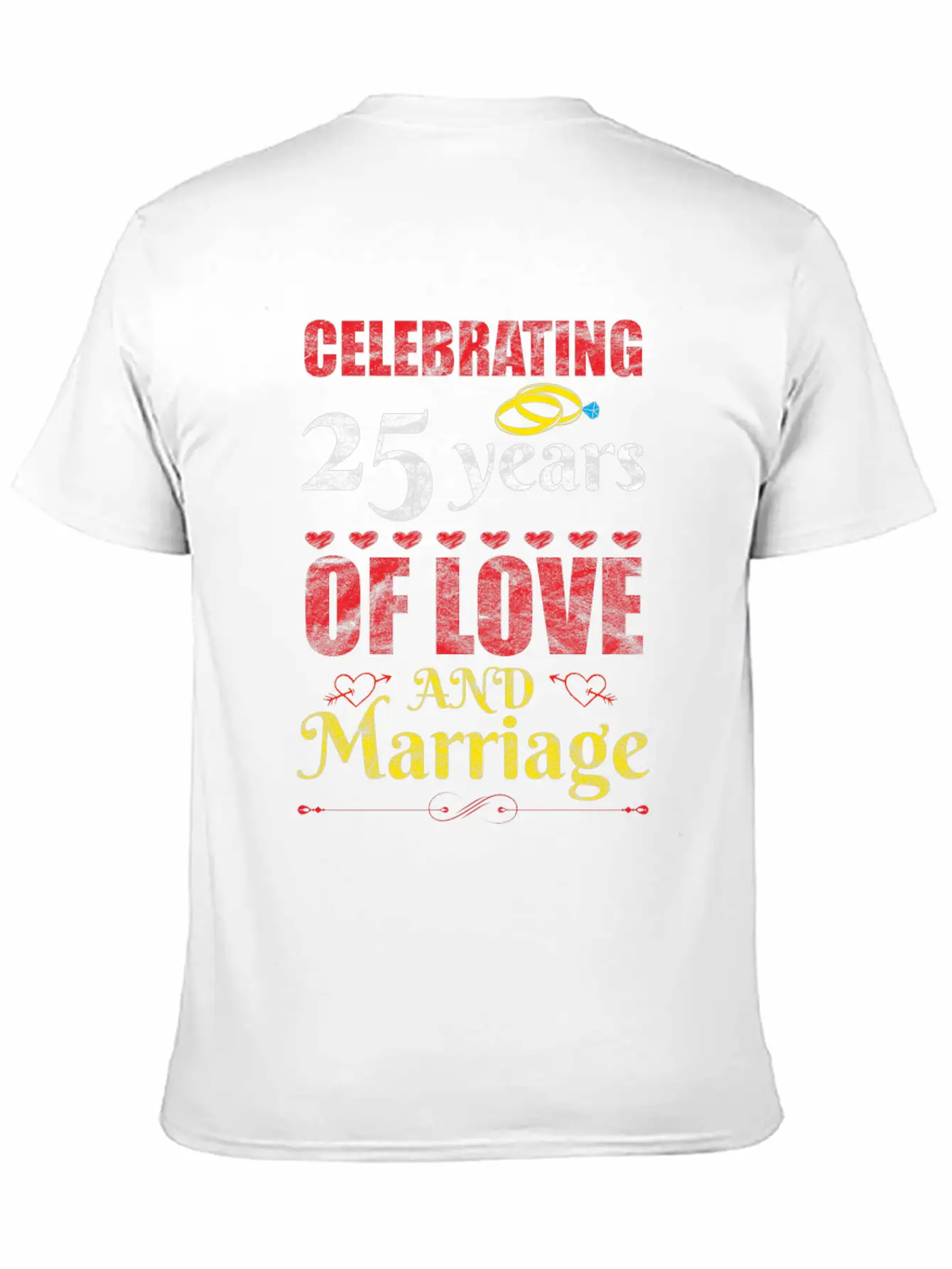 Happy Married And Forever Happy Essential Cotton Tee For Daily Outfits – Unisex Style