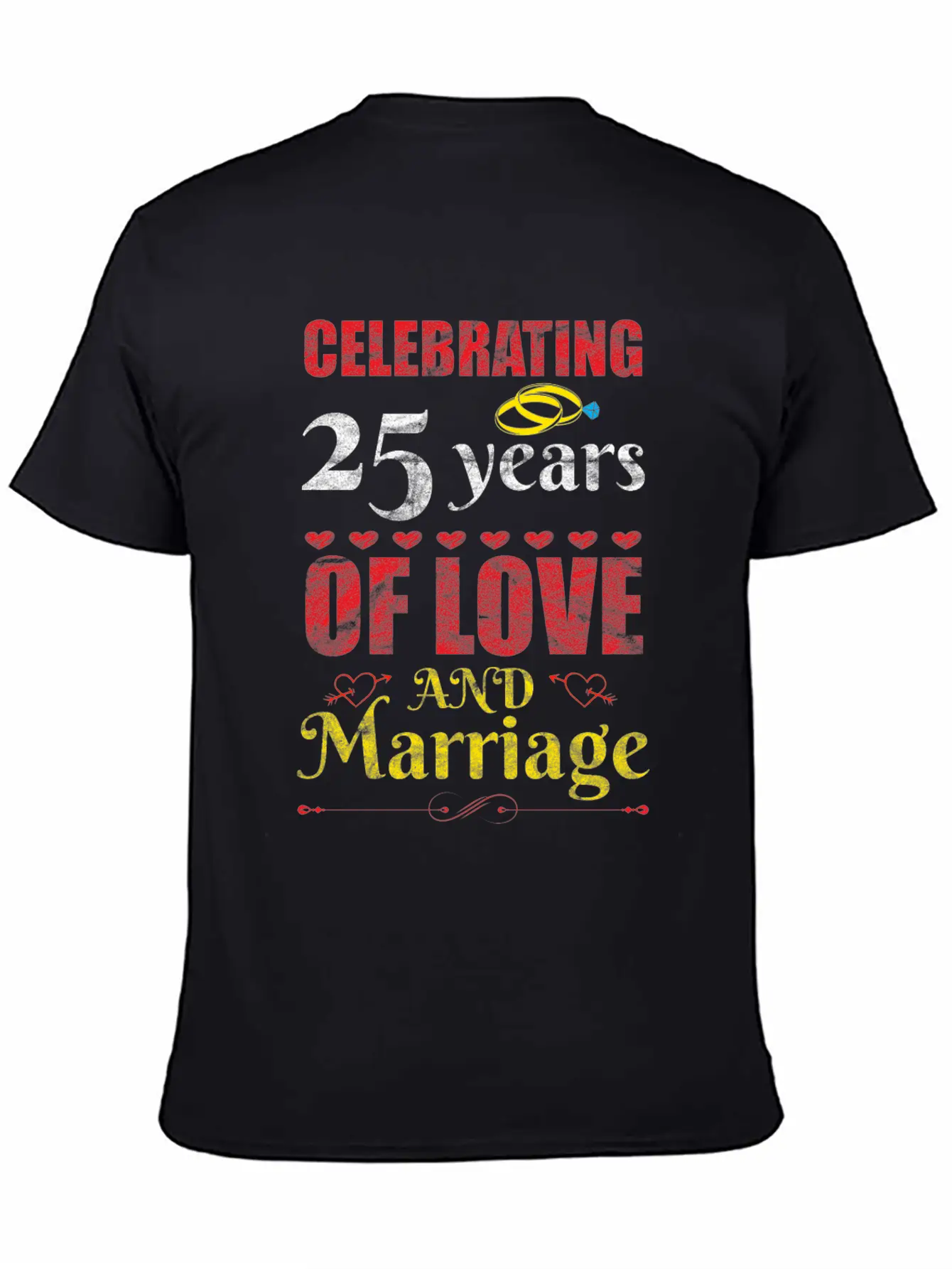 Happy Married And Forever Happy Essential Cotton Tee For Daily Outfits – Unisex Style
