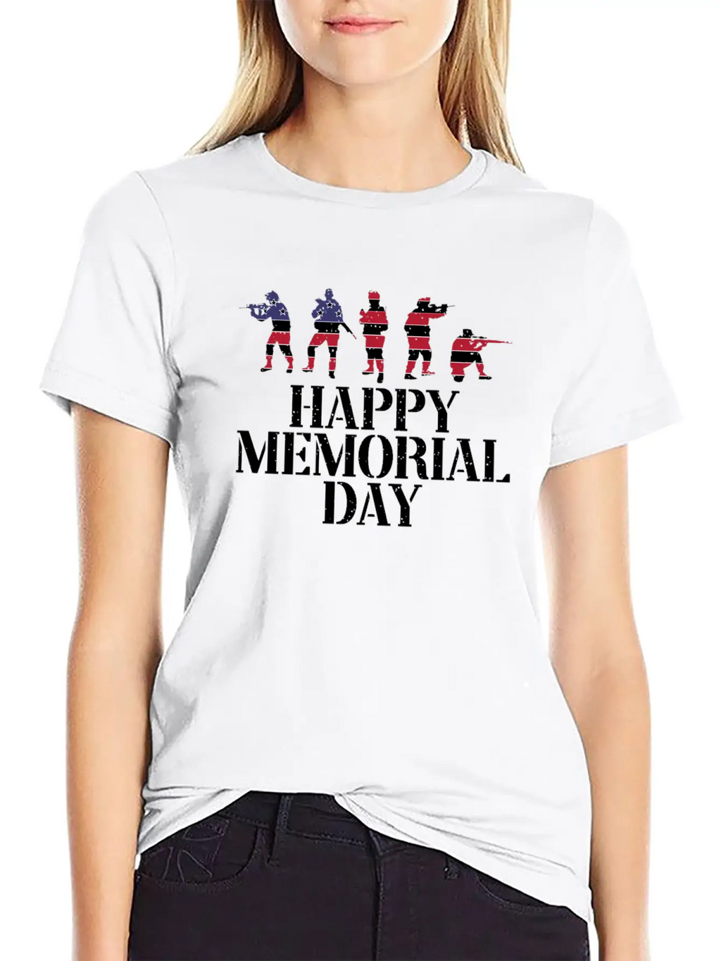 Happy Memorial Day Honor Soldiers Patrioticic Timeless Short Sleeve Tee – Comfy And Minimalist Design