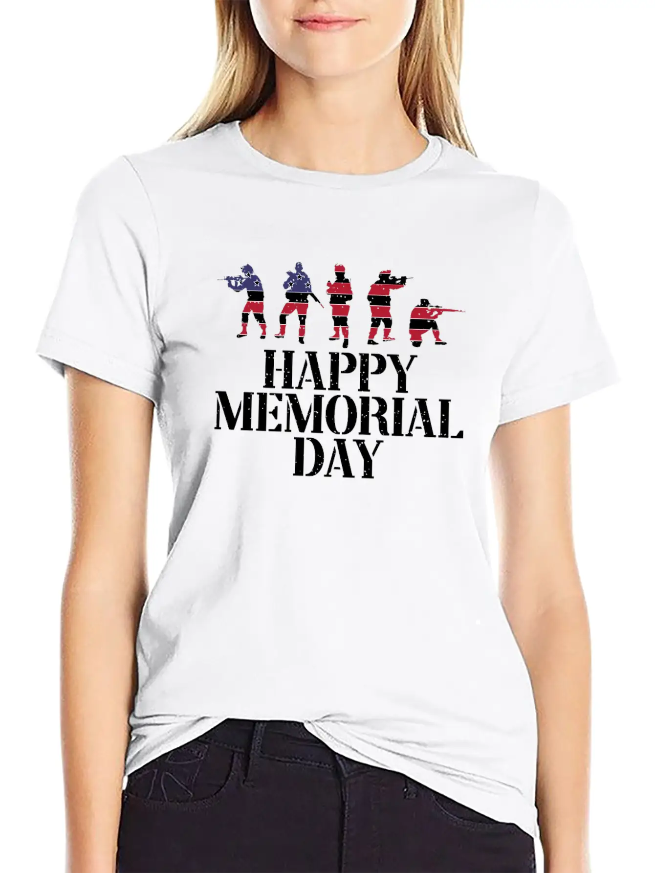 Happy Memorial Day Honor Soldiers Patrioticic Timeless Short Sleeve Tee – Comfy And Minimalist Design