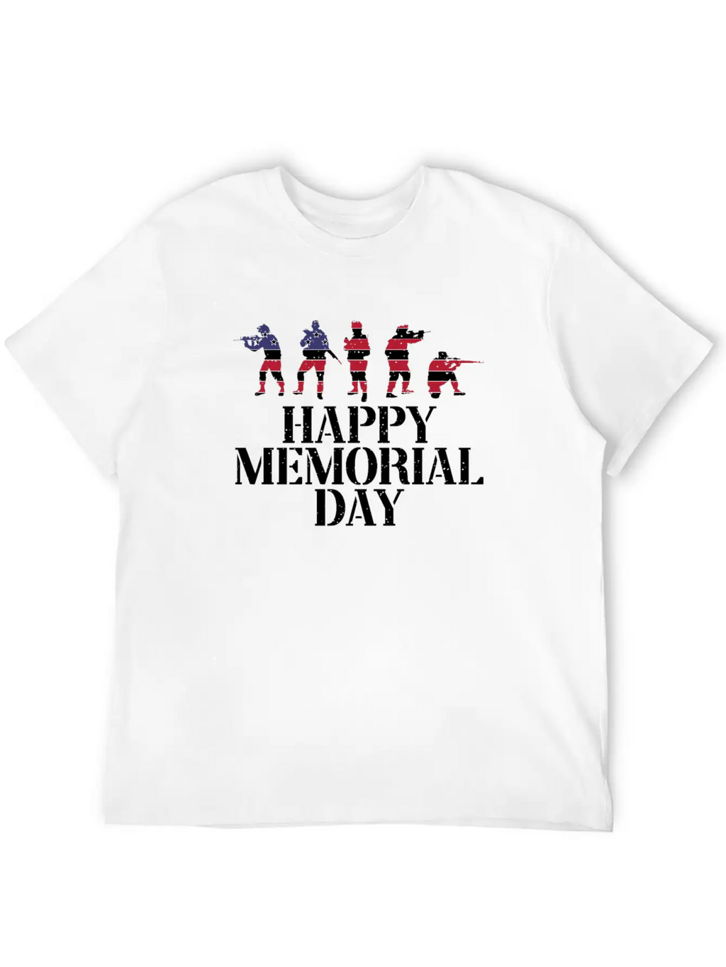 Happy Memorial Day Honor Soldiers Patrioticic Timeless Short Sleeve Tee – Comfy And Minimalist Design