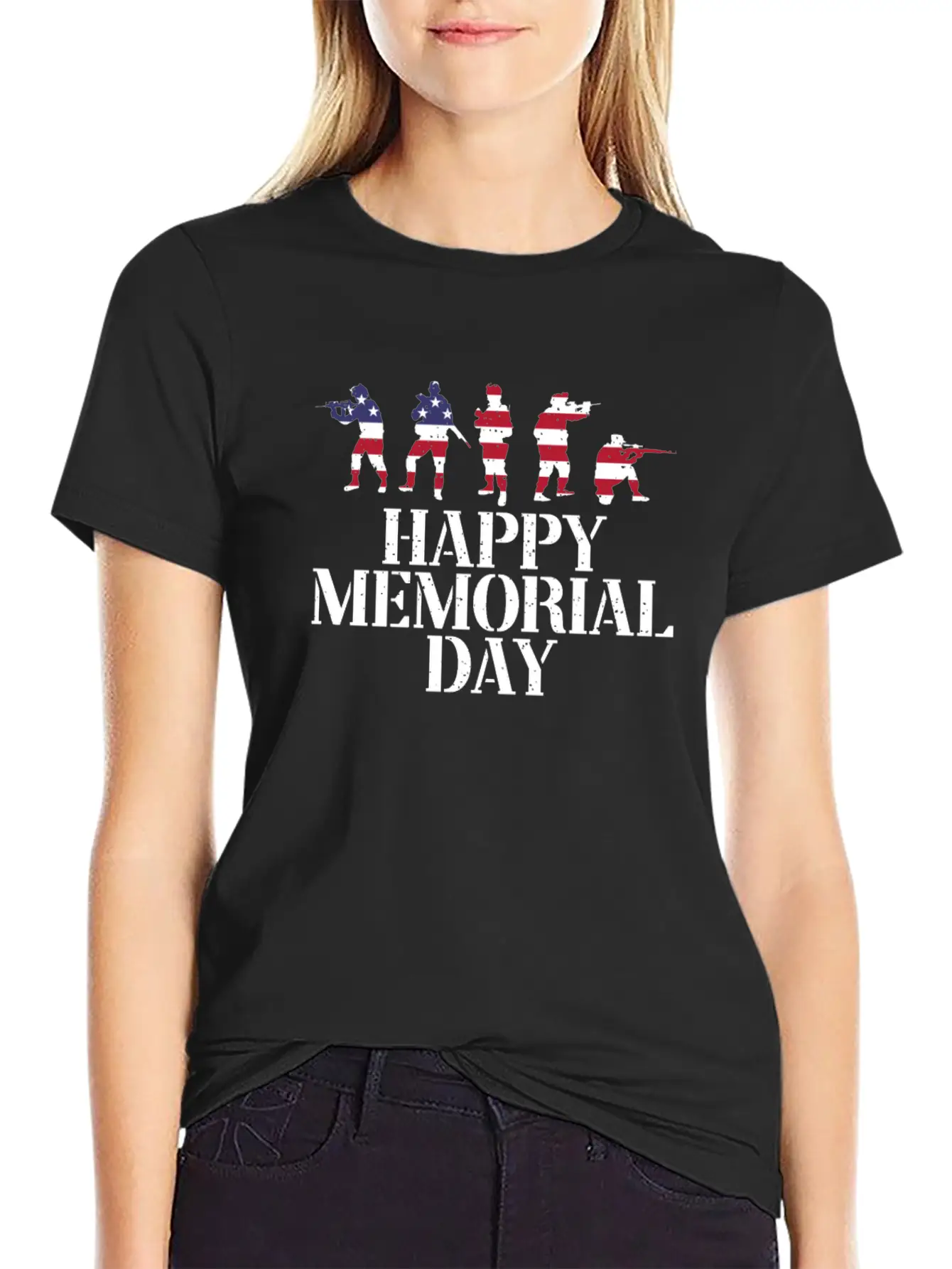 Happy Memorial Day Honor Soldiers Patrioticic Timeless Short Sleeve Tee – Comfy And Minimalist Design