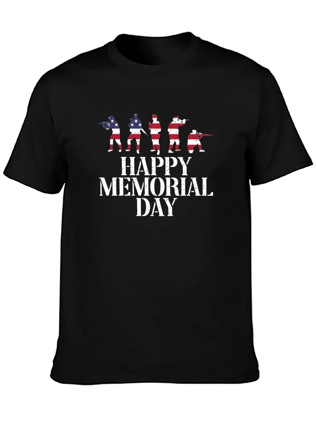 Happy Memorial Day Honor Soldiers Patrioticic Timeless Short Sleeve Tee – Comfy And Minimalist Design
