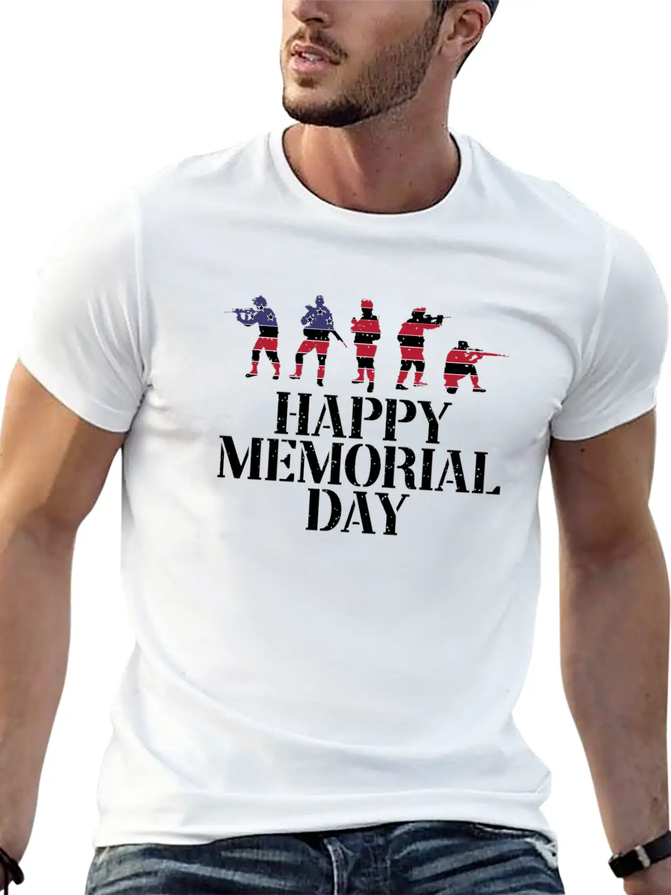 Happy Memorial Day Honor Soldiers Patrioticic Timeless Short Sleeve Tee – Comfy And Minimalist Design