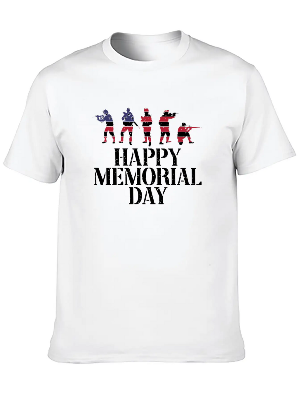 Happy Memorial Day Honor Soldiers Patrioticic Timeless Short Sleeve Tee – Comfy And Minimalist Design