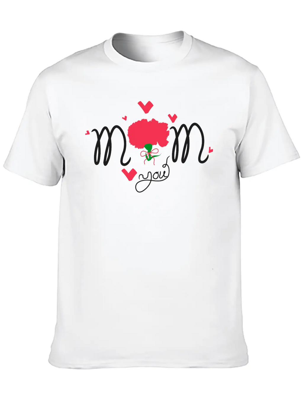 Happy Mother's Day Lettering Basic Graphic T-Shirt – Daily Comfort In Soft Cotton