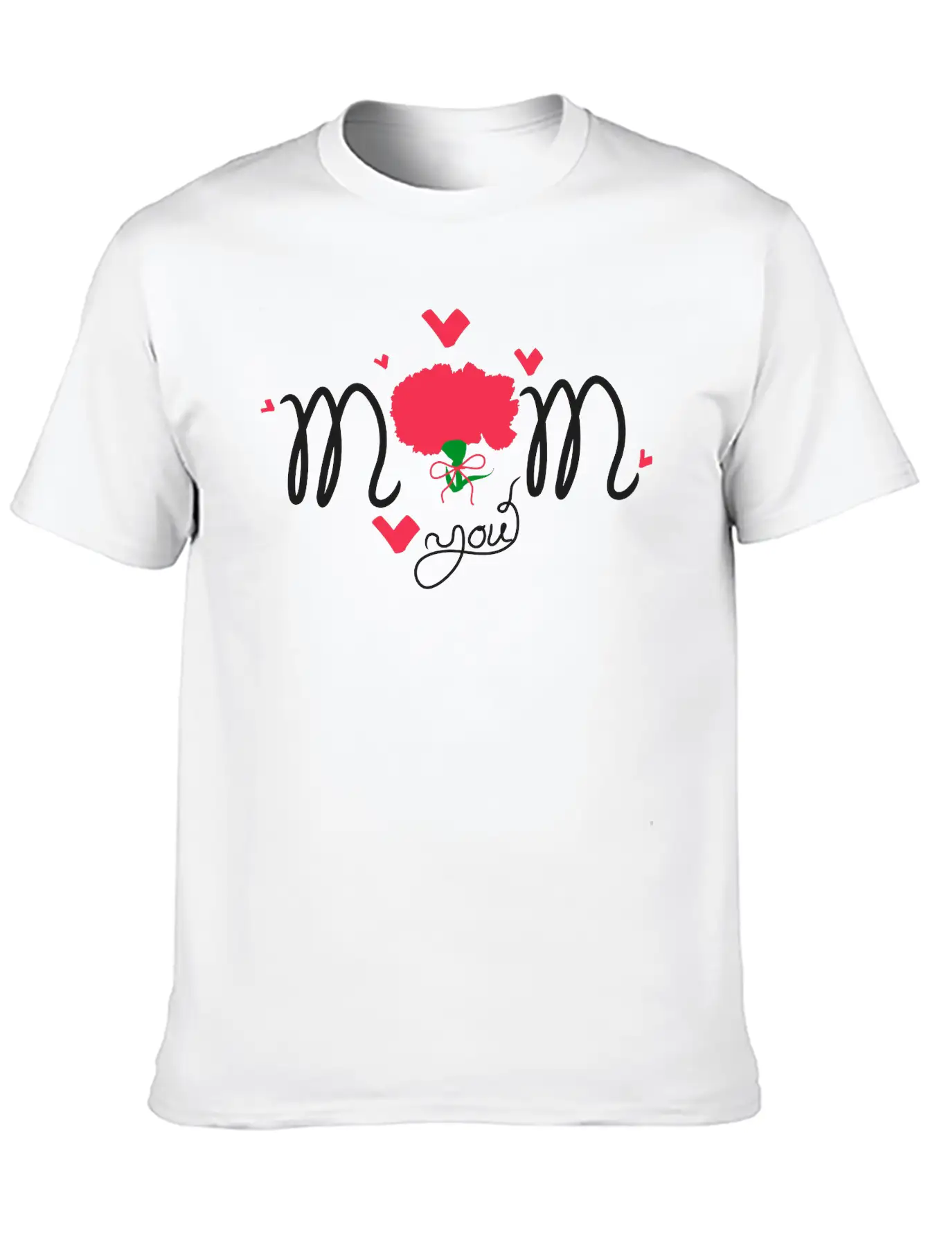 Happy Mother's Day Lettering Basic Graphic T-Shirt – Daily Comfort In Soft Cotton