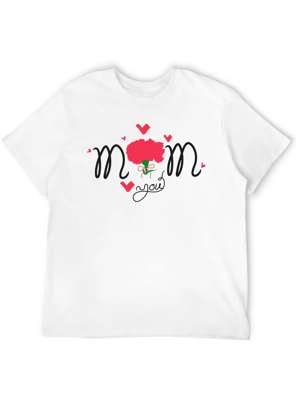 Happy Mother's Day Lettering Basic Graphic T-Shirt – Daily Comfort In Soft Cotton