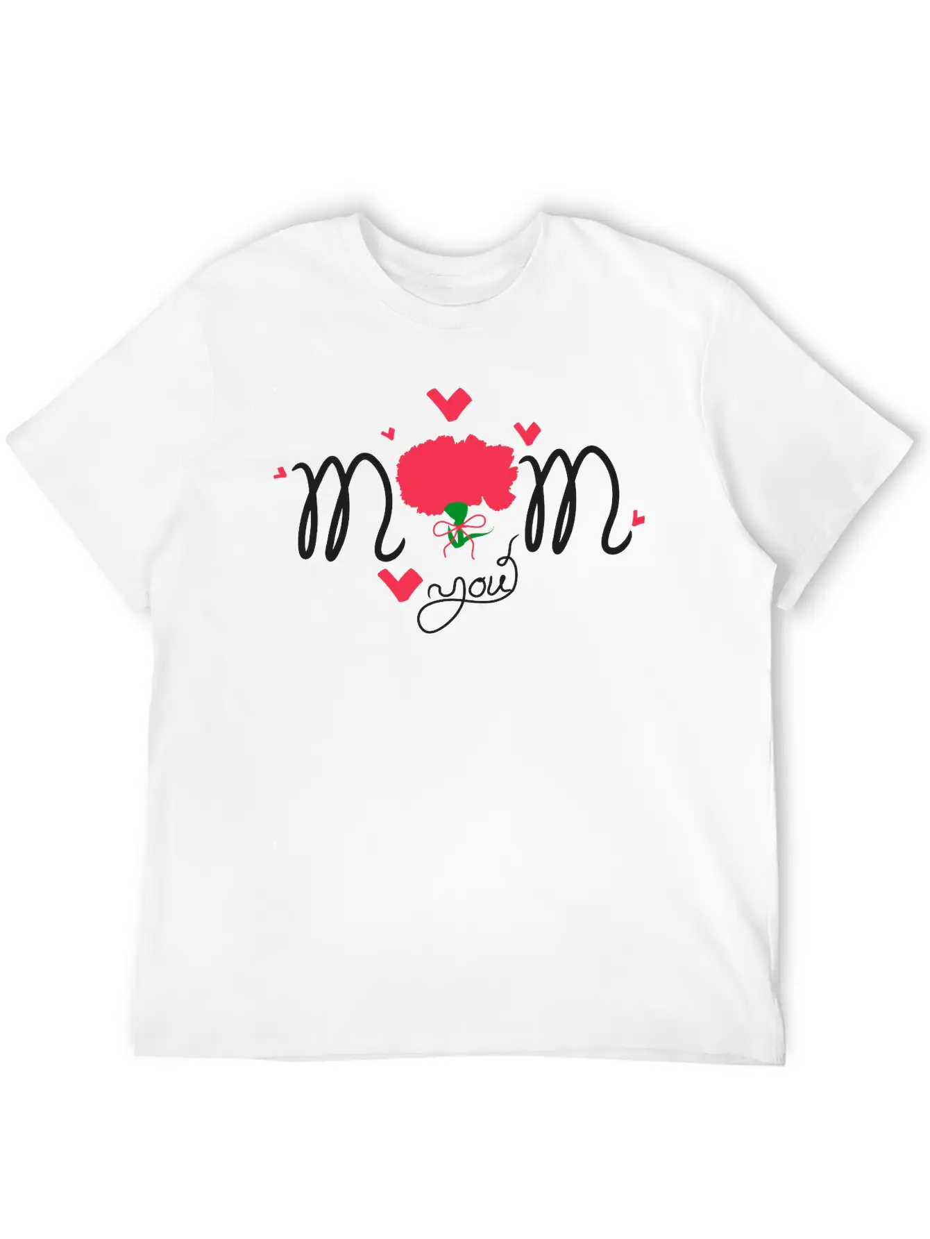 Happy Mother's Day Lettering Basic Graphic T-Shirt – Daily Comfort In Soft Cotton