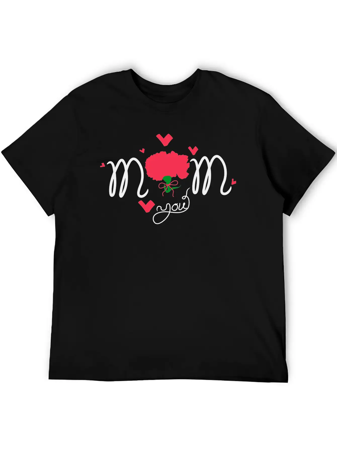 Happy Mother's Day Lettering Basic Graphic T-Shirt – Daily Comfort In Soft Cotton