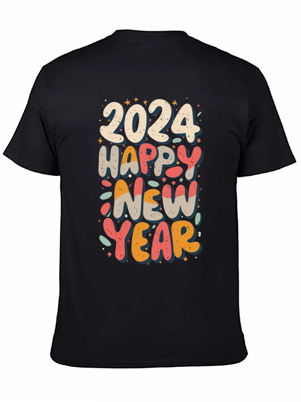 Happy New Year 2024 Silvester Party Outfit Unisex Casual T-Shirt – Clean Design For Daily Comfort