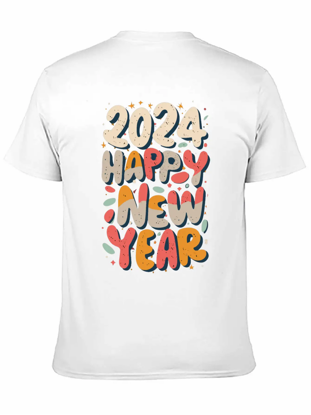Happy New Year 2024 Silvester Party Outfit Unisex Casual T-Shirt – Clean Design For Daily Comfort