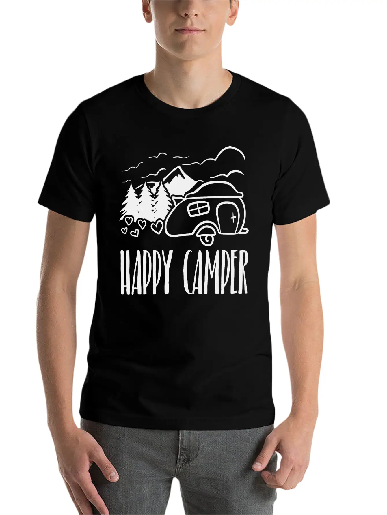 Happy Relaxed Everyday Tee – Lightweight And Durable Cotton