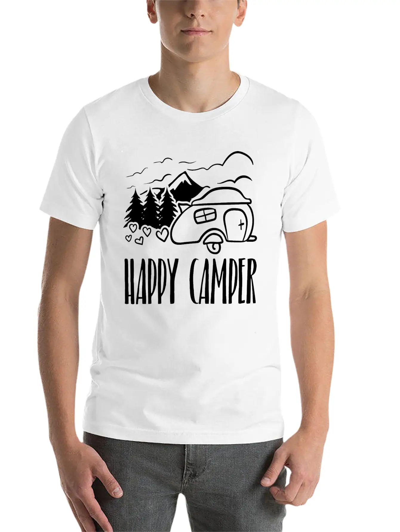Happy Relaxed Everyday Tee – Lightweight And Durable Cotton