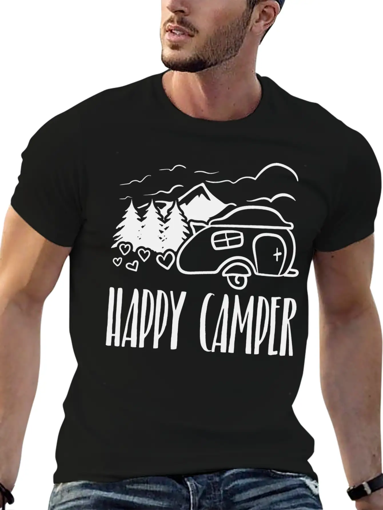 Happy Relaxed Everyday Tee – Lightweight And Durable Cotton