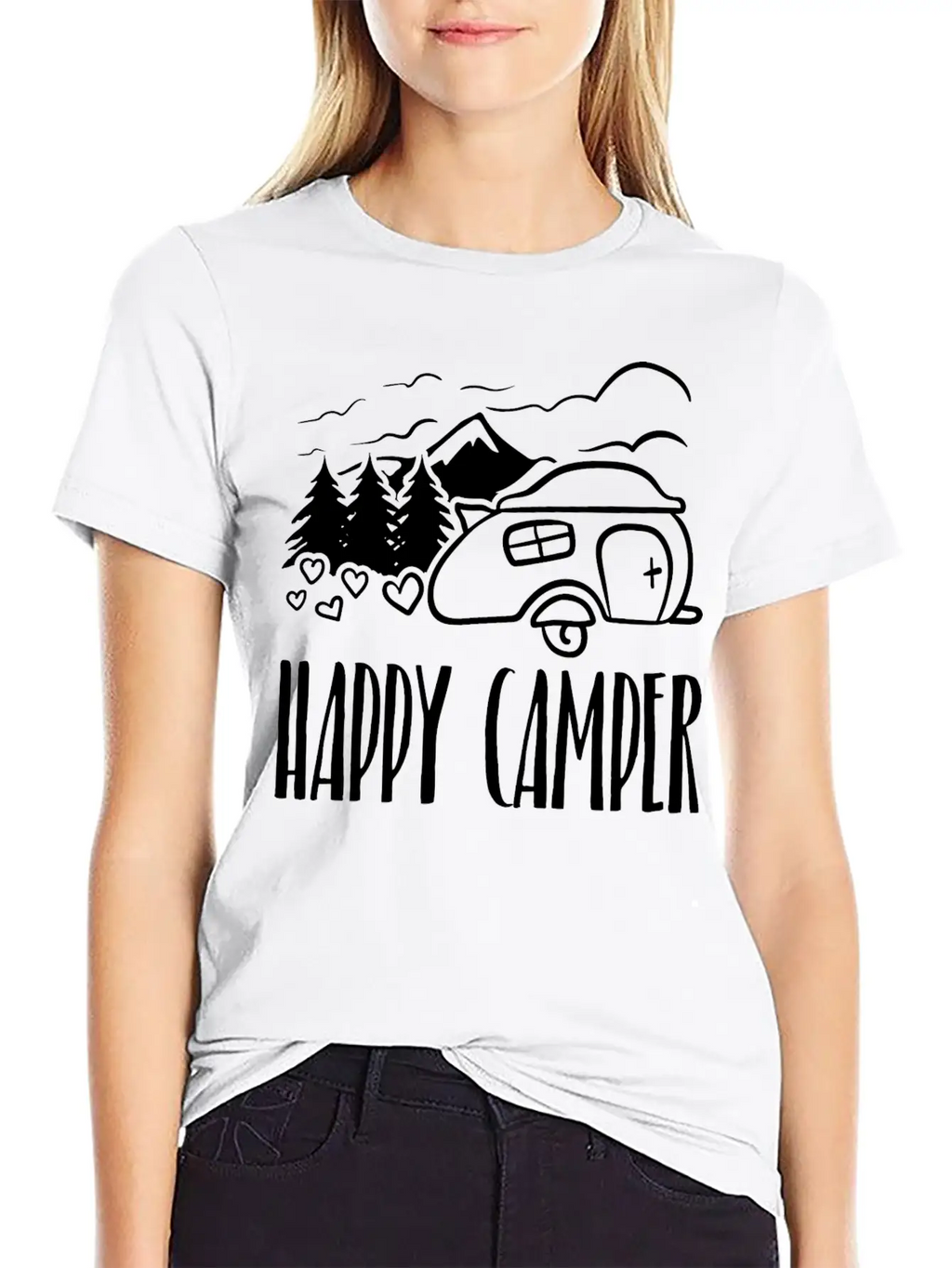 Happy Relaxed Everyday Tee – Lightweight And Durable Cotton
