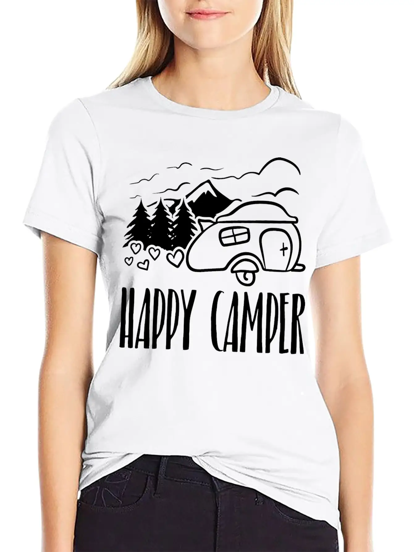 Happy Relaxed Everyday Tee – Lightweight And Durable Cotton