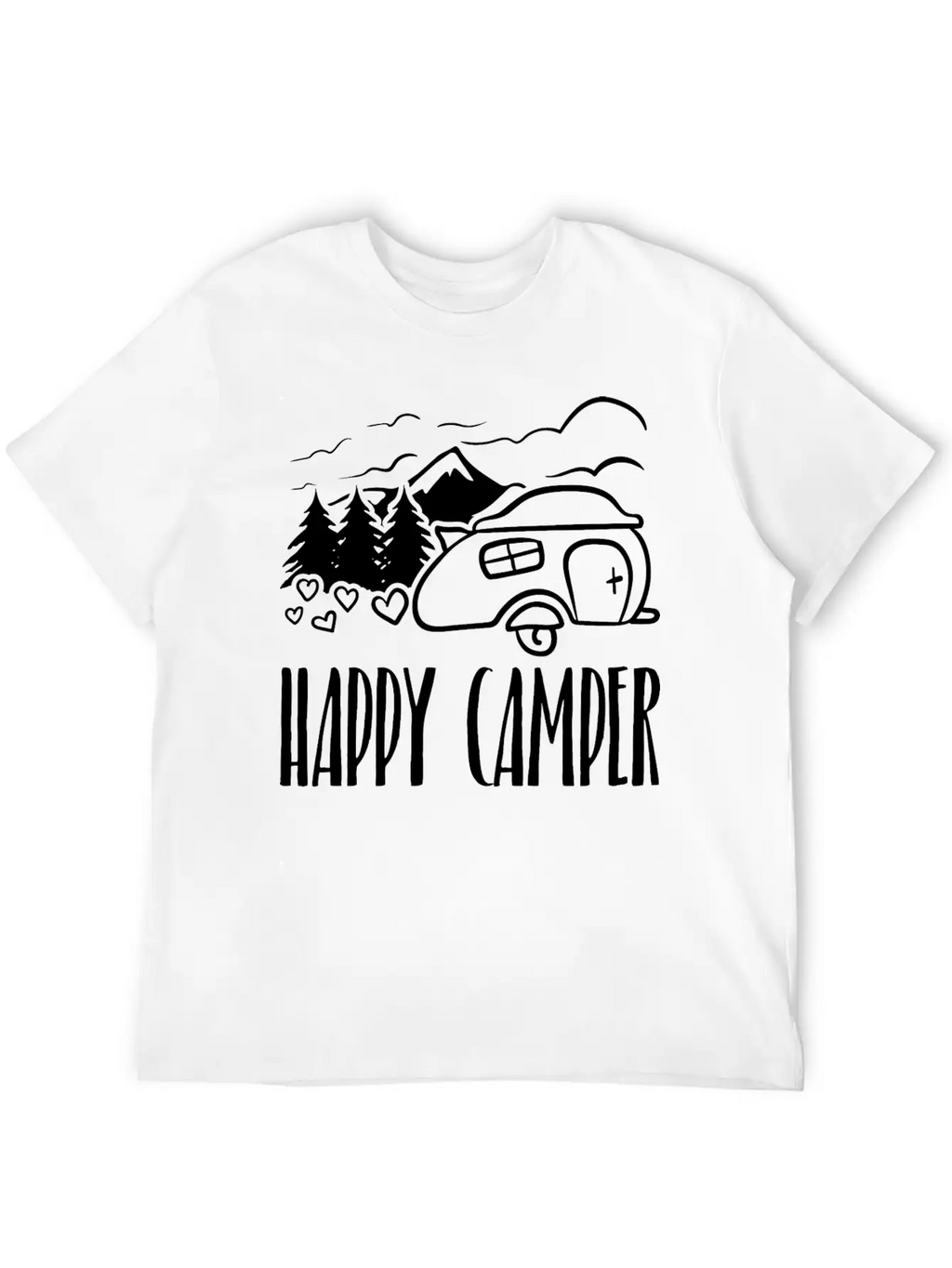 Happy Relaxed Everyday Tee – Lightweight And Durable Cotton