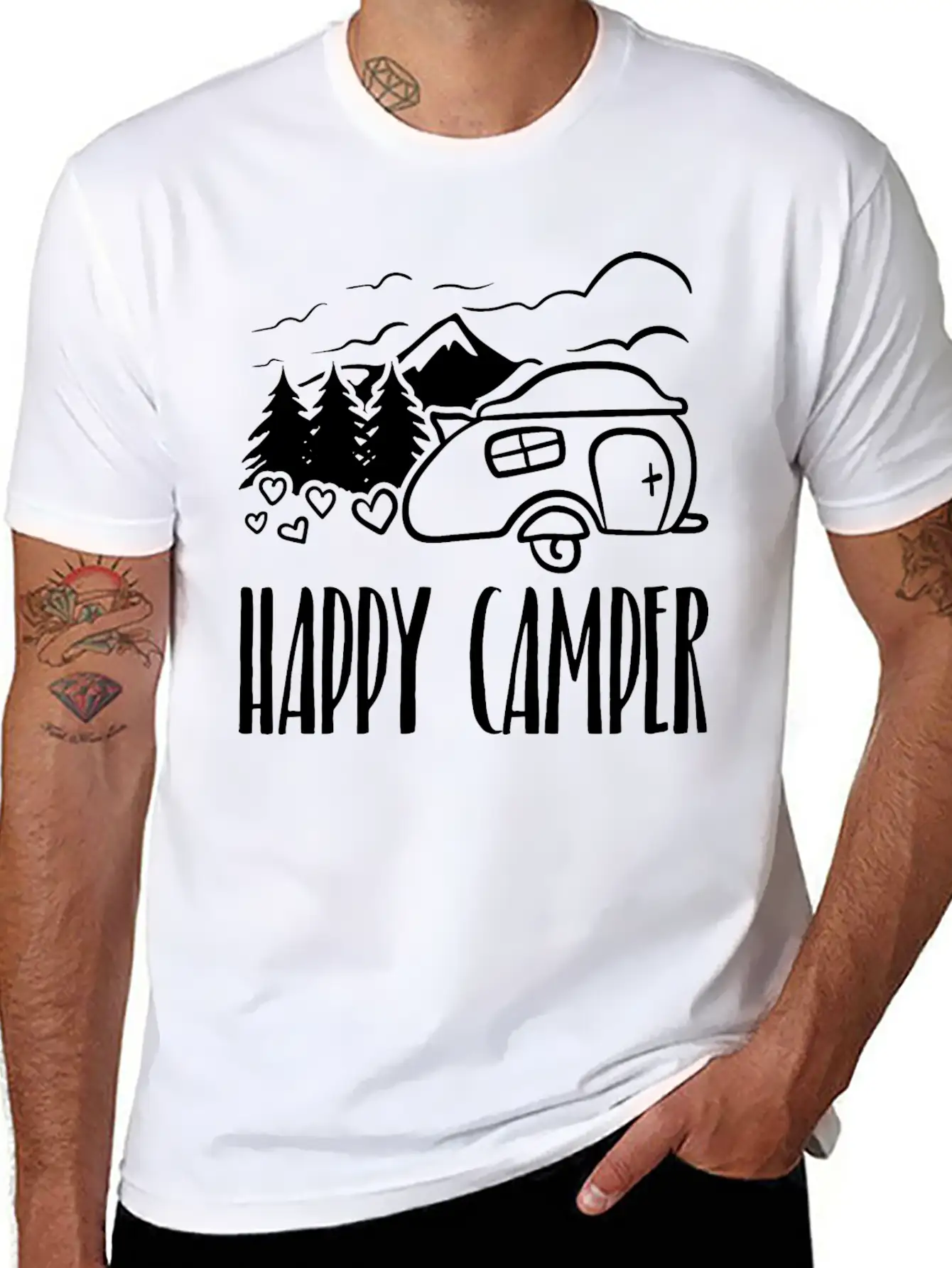 Happy Relaxed Everyday Tee – Lightweight And Durable Cotton