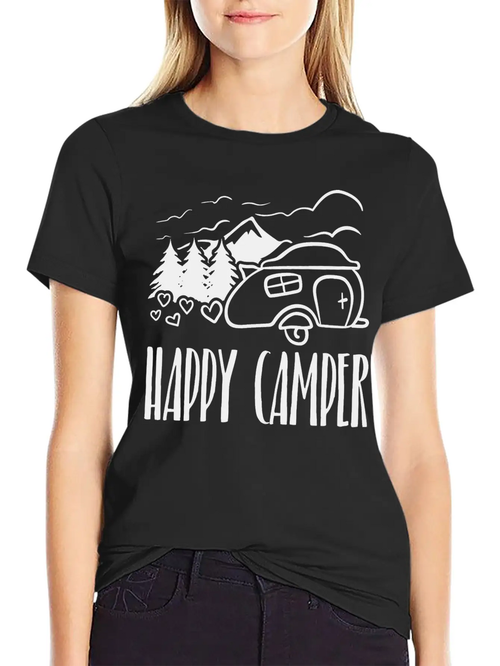 Happy Relaxed Everyday Tee – Lightweight And Durable Cotton