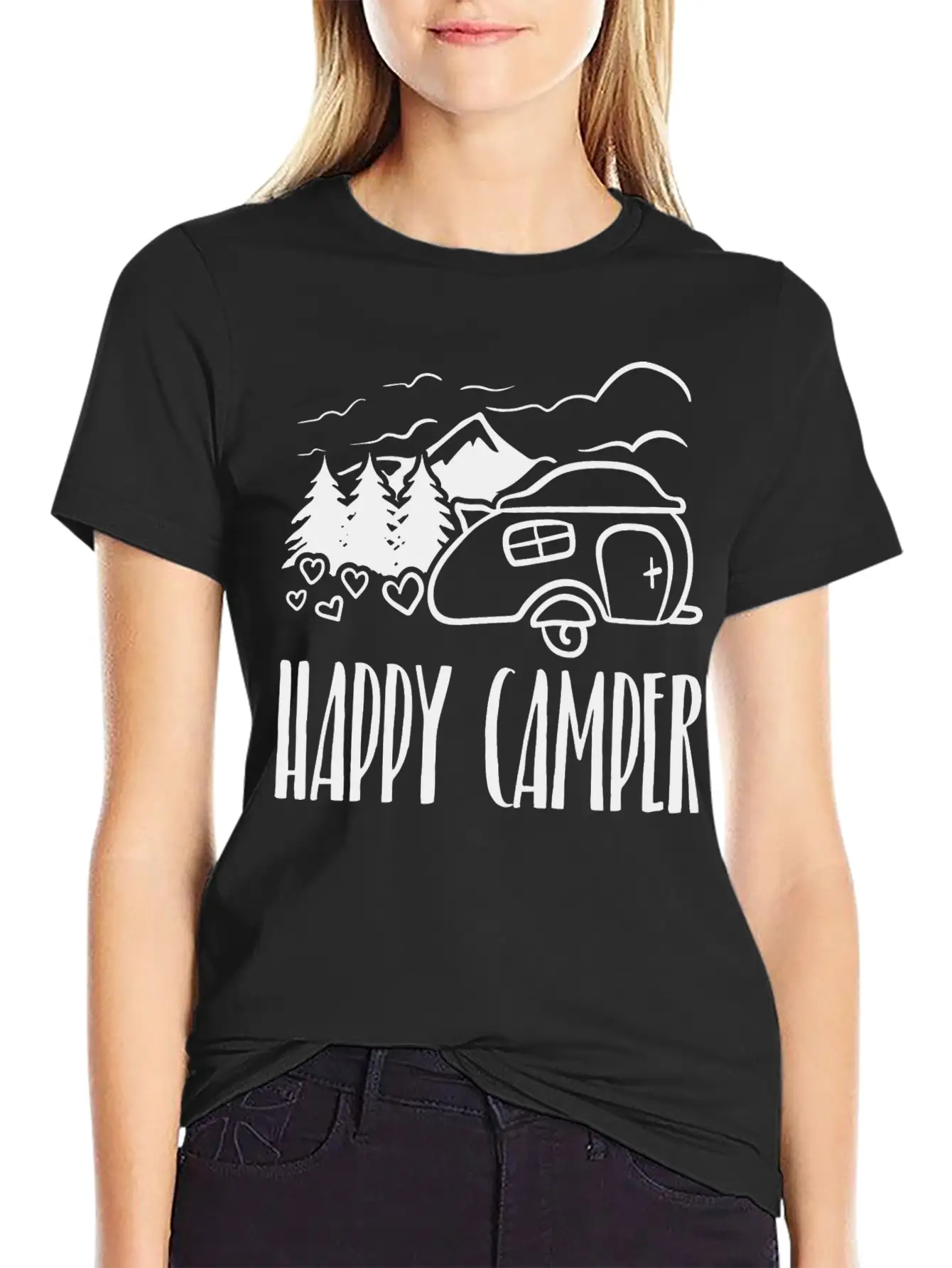 Happy Relaxed Everyday Tee – Lightweight And Durable Cotton