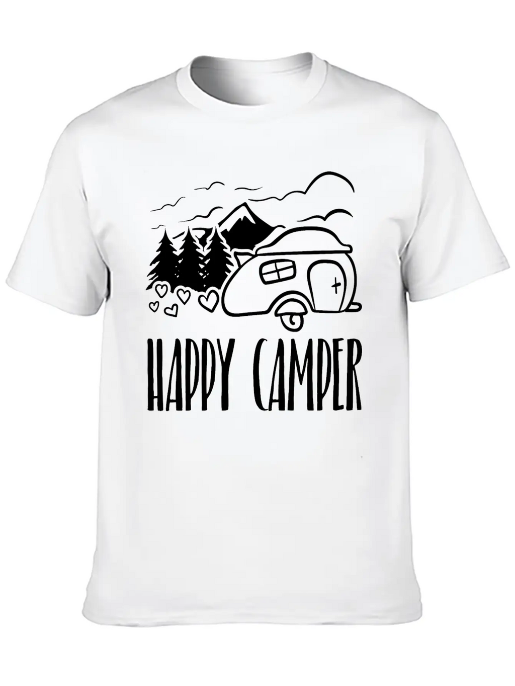 Happy Relaxed Everyday Tee – Lightweight And Durable Cotton