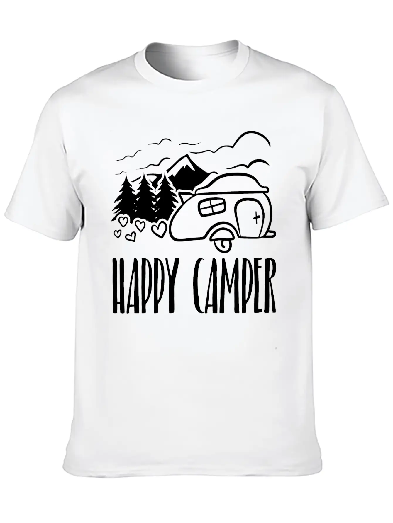 Happy Relaxed Everyday Tee – Lightweight And Durable Cotton