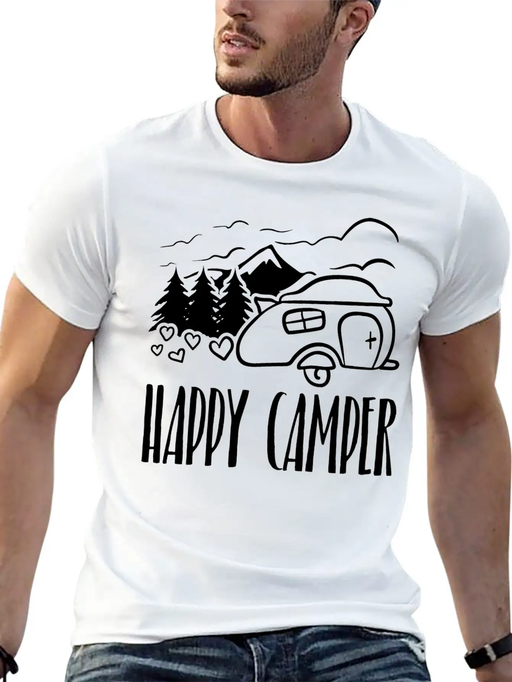 Happy Relaxed Everyday Tee – Lightweight And Durable Cotton