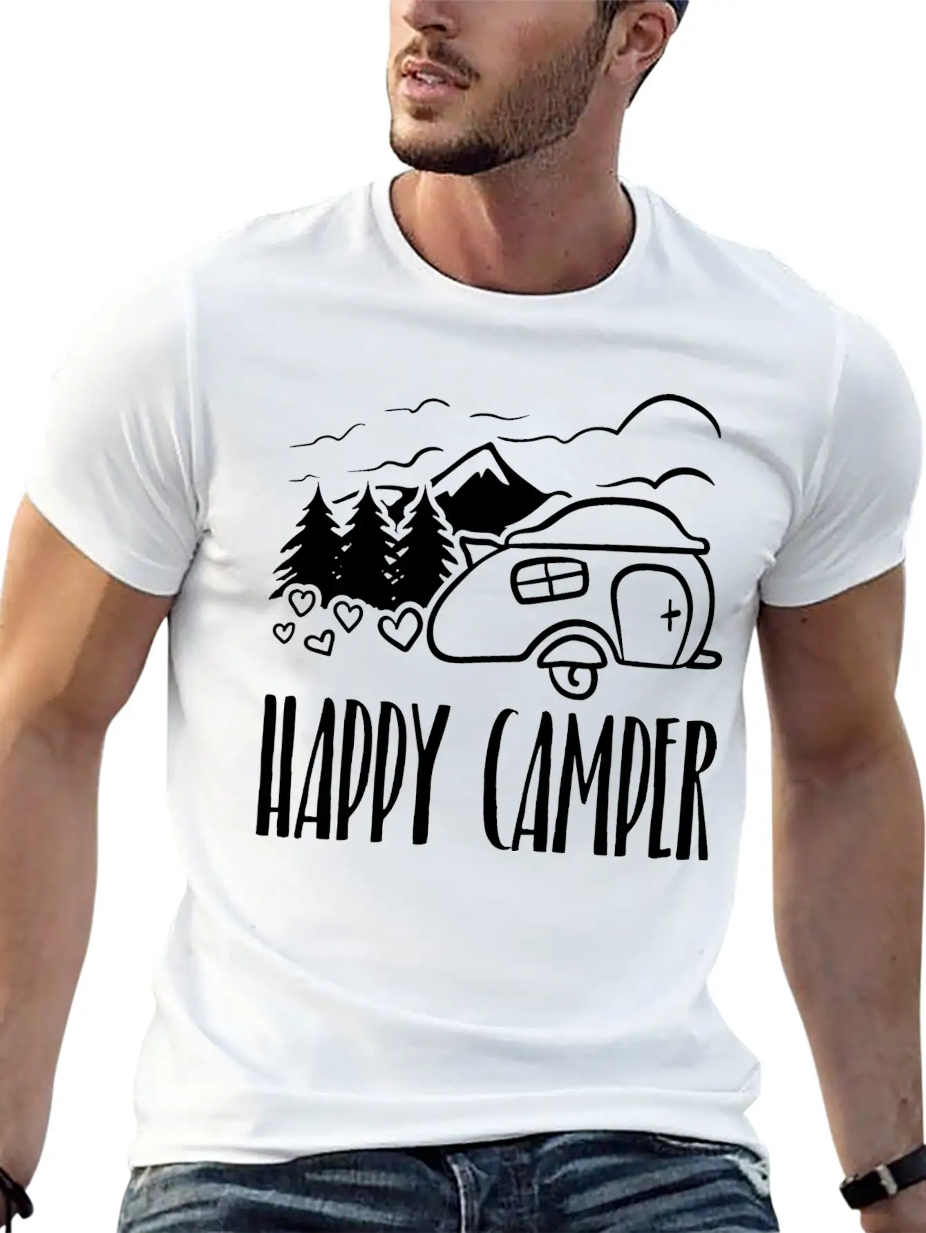 Happy Relaxed Everyday Tee – Lightweight And Durable Cotton