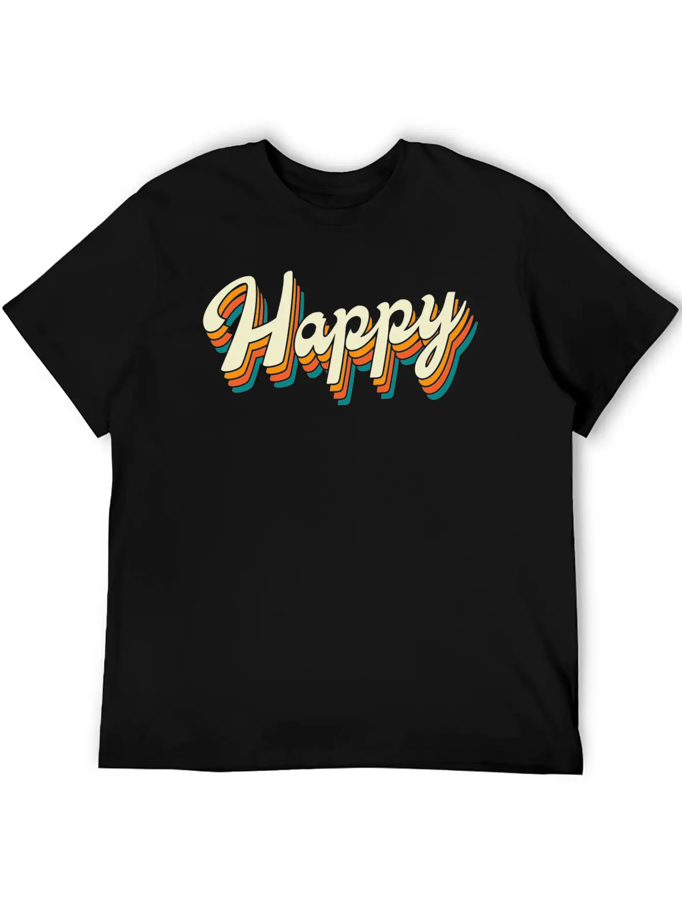 Happy Timeless Short Sleeve Tee – Comfy And Minimalist Design
