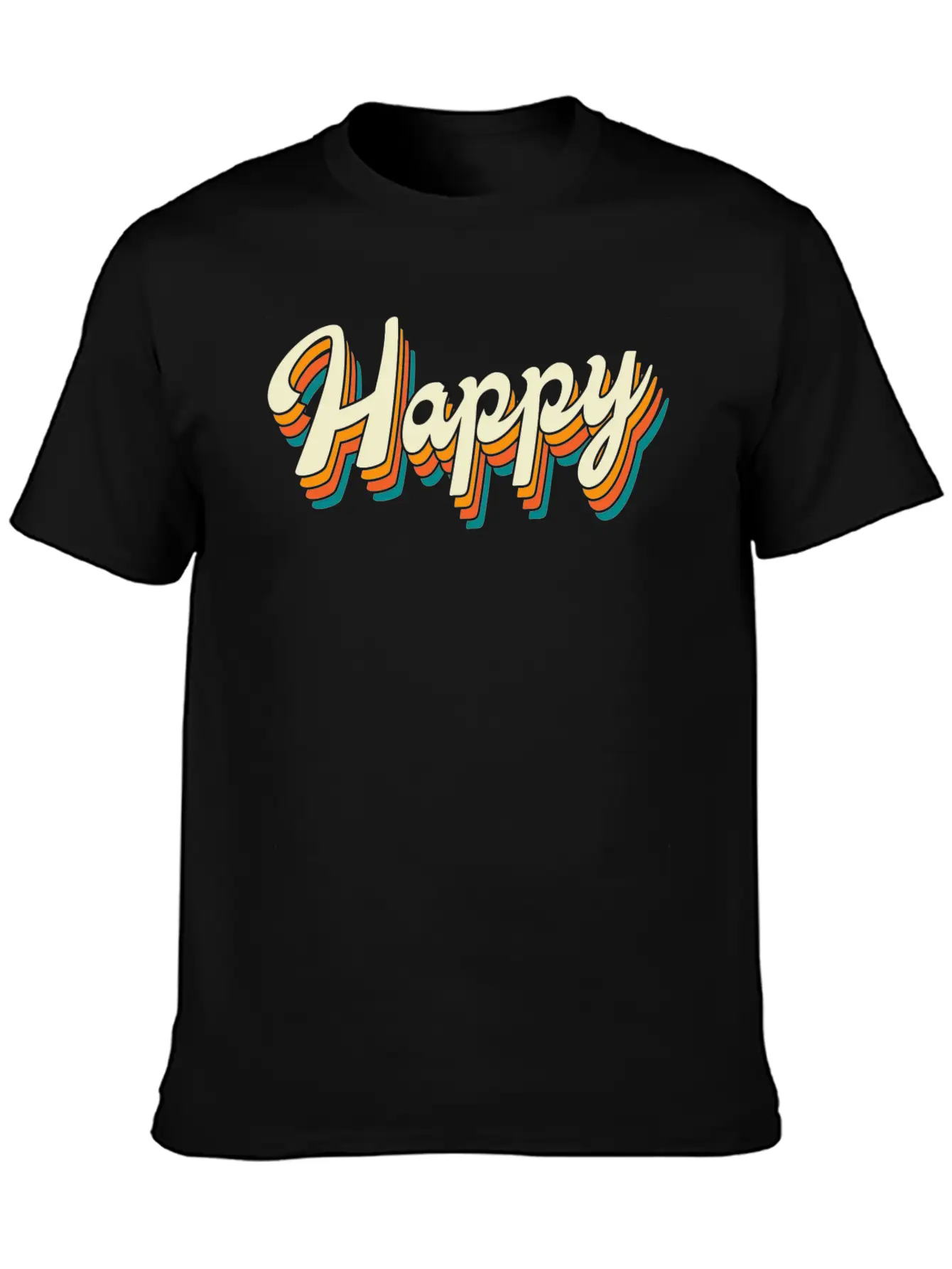 Happy Timeless Short Sleeve Tee – Comfy And Minimalist Design