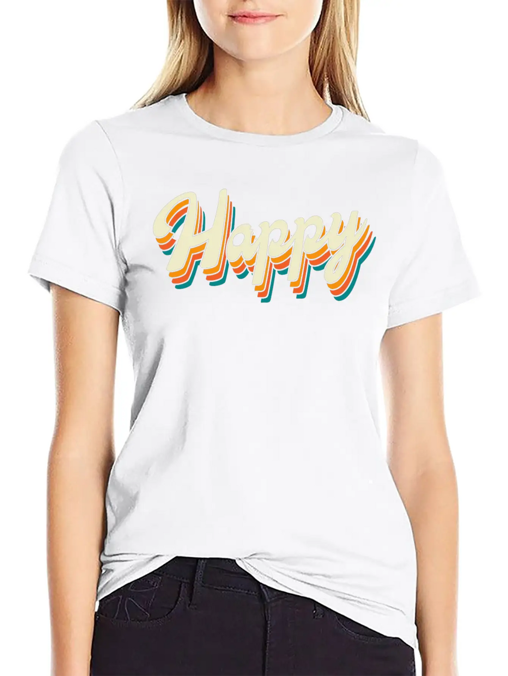 Happy Timeless Short Sleeve Tee – Comfy And Minimalist Design