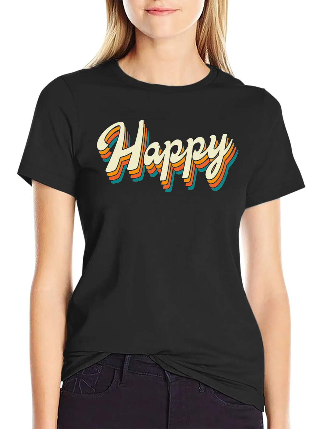 Happy Timeless Short Sleeve Tee – Comfy And Minimalist Design