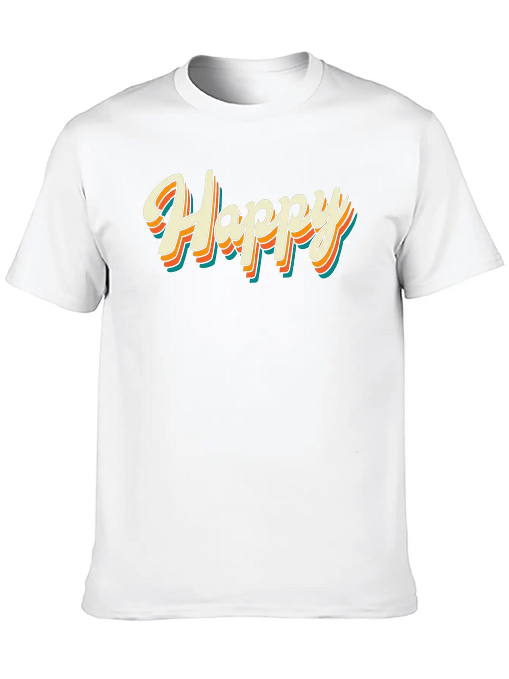 Happy Timeless Short Sleeve Tee – Comfy And Minimalist Design