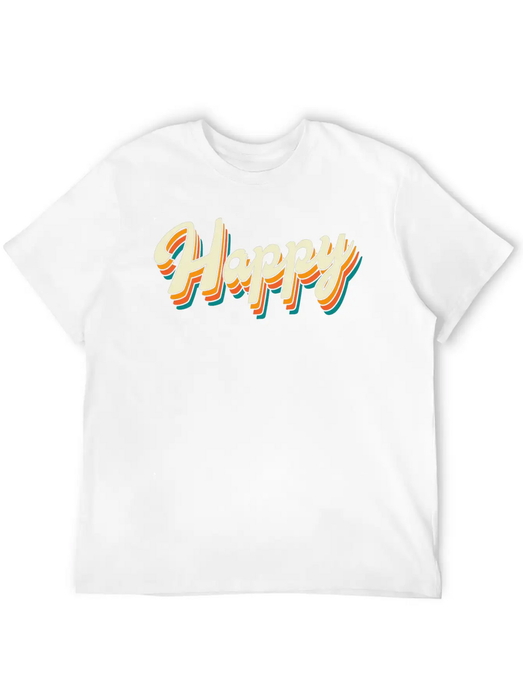 Happy Timeless Short Sleeve Tee – Comfy And Minimalist Design