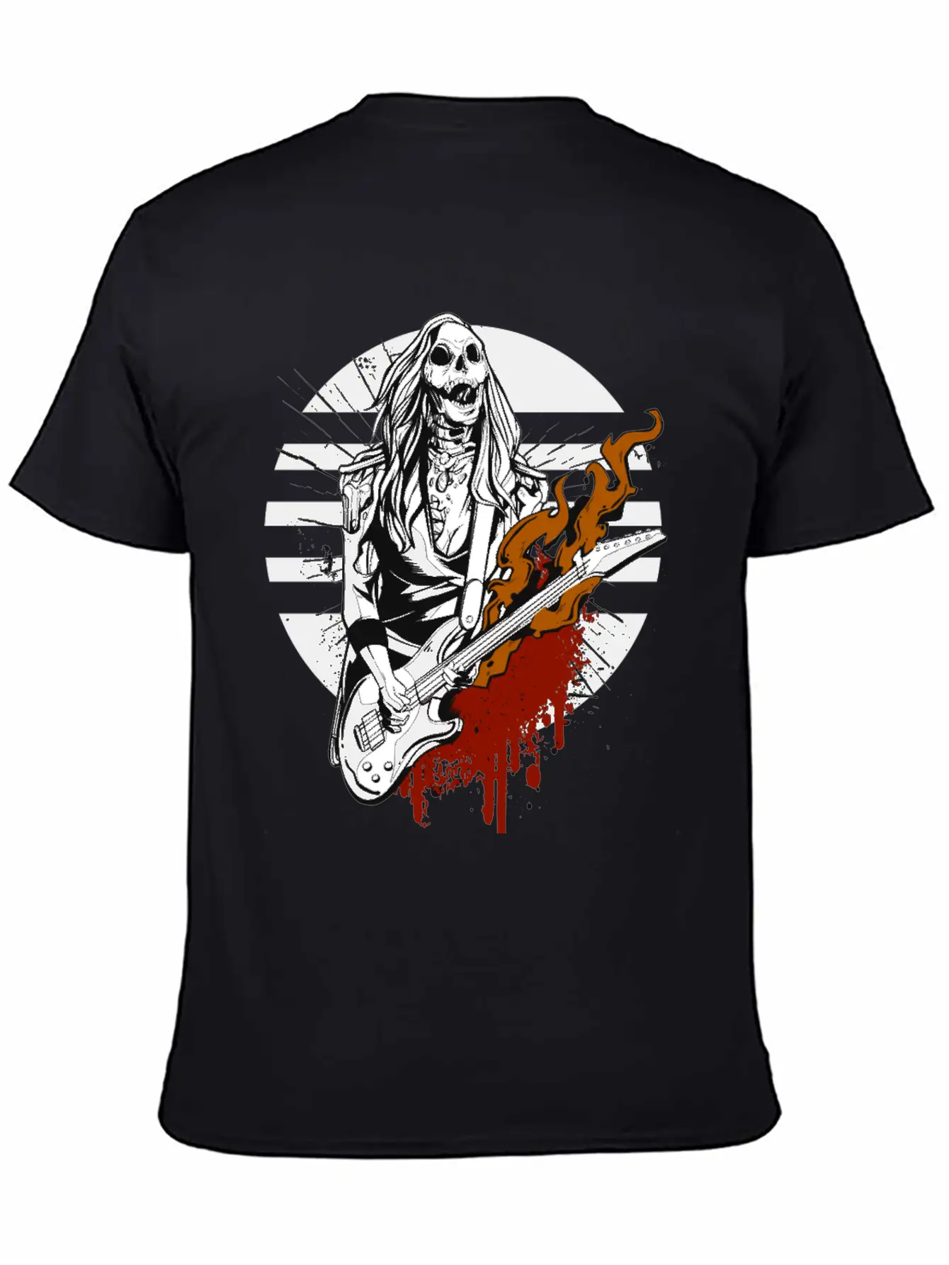 Hard Rock Rocker Concert Festival Outfit Costume Breathable Graphic T-Shirt – Perfect For Casual Days