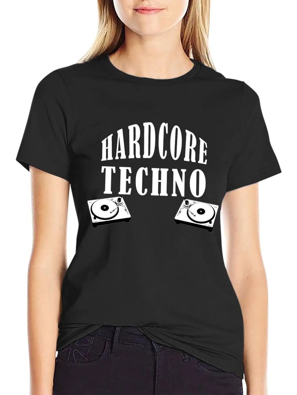 HARDCORE TECHNO Cool Music Giftidea Festival Breathable Soft Cotton T-Shirt – Timeless Casual Look