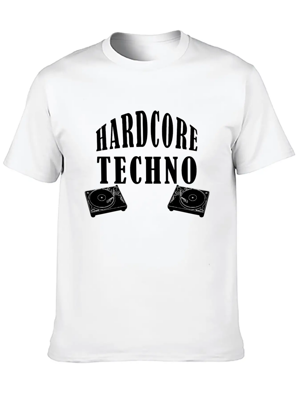 HARDCORE TECHNO Cool Music Giftidea Festival Breathable Soft Cotton T-Shirt – Timeless Casual Look